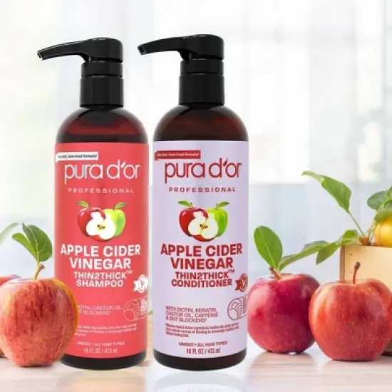 Pura d'or Apple Cider Vinegar Thin2Thick Conditioner image {5}