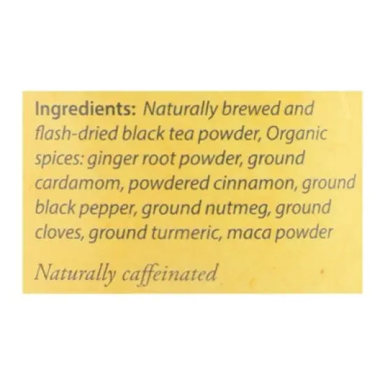 Blue Lotus Masala Chai Golden Tea - Case of 6/3 oz image {5}