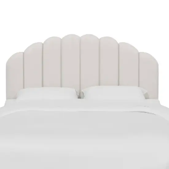 Twin Emma Shell Upholstered Headboard - Skyline Furniture image {1}