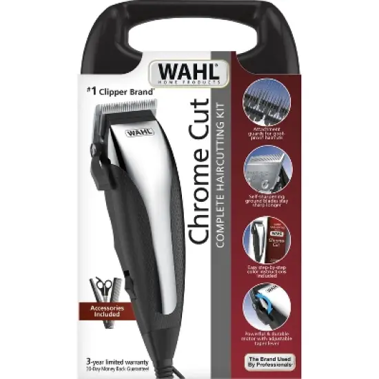 Wahl Chrome Cut Clipper - 09670-1201 image {1}