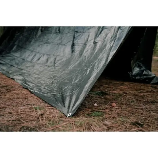 Stansport Medium-Duty Rip-Stop Tarp 5' x 8' - Forest Green - 2 Pack image {3}