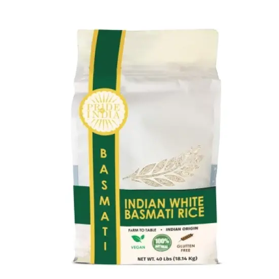 PRIDE OF INDIA White Basmati Rice image {10}