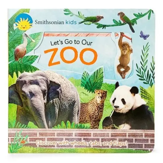 Smithsonian Kids Let's Go to Our Zoo - by  Thea Feldman (Board Book) image {1}