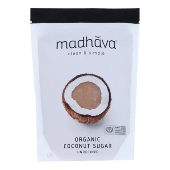 Madhava Honey Organic Coconut Sugar - Case of 6 - 16 oz image {2}