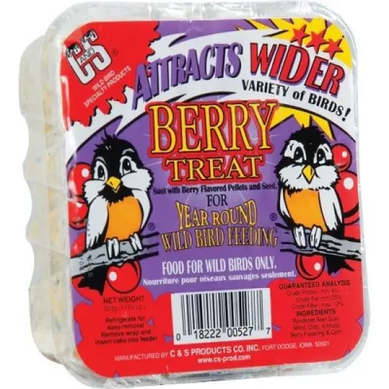 C&S 11.75 Oz. Berry Treat Suet image {1}