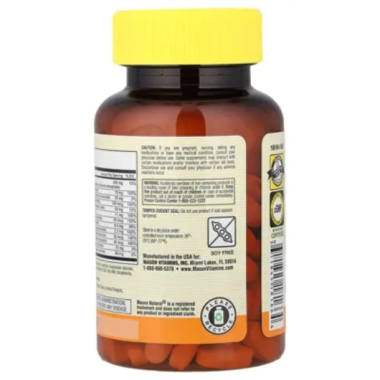 Mason Natural Vitatrum Complete Multivitamin/Multimineral, 150 Capsules image {2}