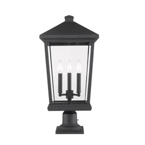 Z-Lite Beacon 3 - Light Lantern in  Black image {1}