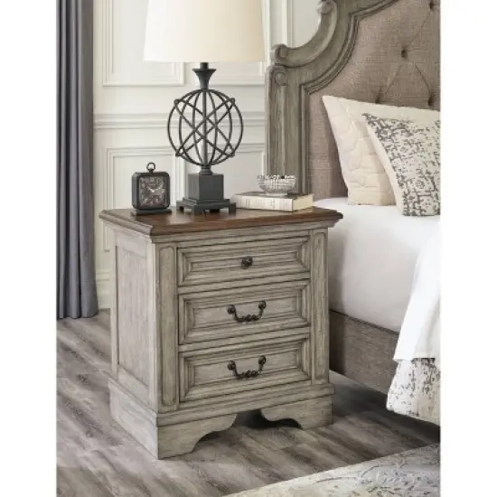 Lodenbay Nightstand Black/Gray - Signature Design by Ashley image {1}