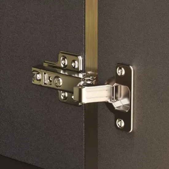 Famapy Chic Buffet Cabinet with Wood - Grain Pattern, Integrated Lighting and Sturdy Black Frame - Elevate Dining Spaces with Stylish Storage image {7}