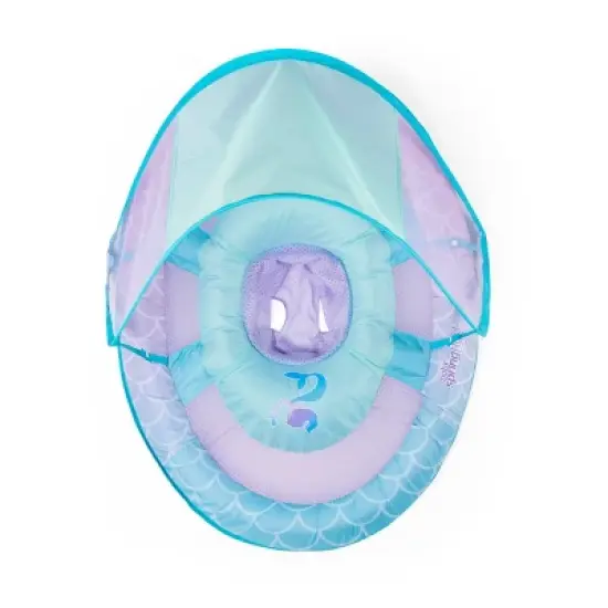 Swimways Sun Canopy Spring Float with Hyper-Flate Valve -  Mermaid image {2}