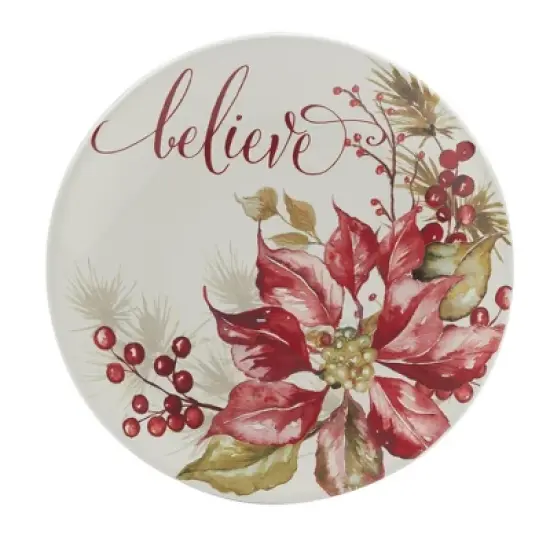Certified International Set of 4 Winters Joy Assorted Dessert Plates image {2}
