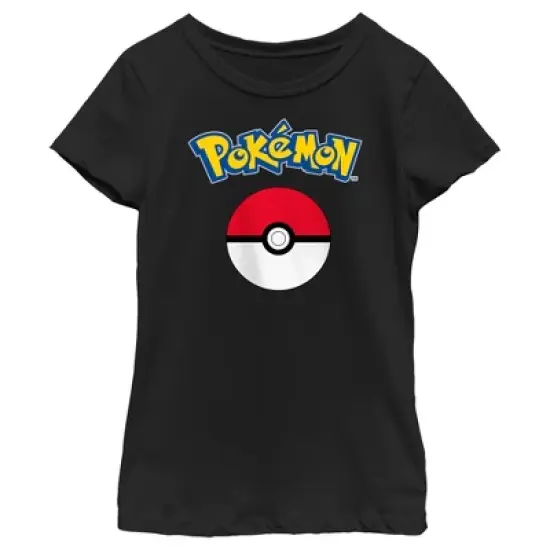 Girl's Pokemon Classic Logo T-Shirt image {3}