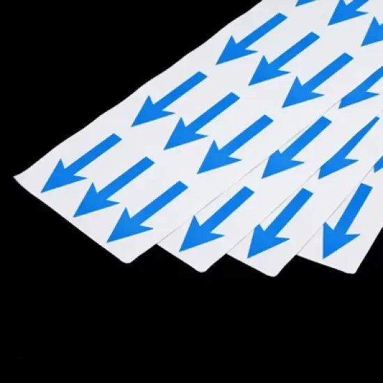 Unique Bargains Removable Directional Sign Adhesive Arrow Lables 225 Pcs image {3}