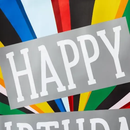 XLarge "Happy Birthday" Burst Colossal Gift Bag - Spritz&trade; image {2}