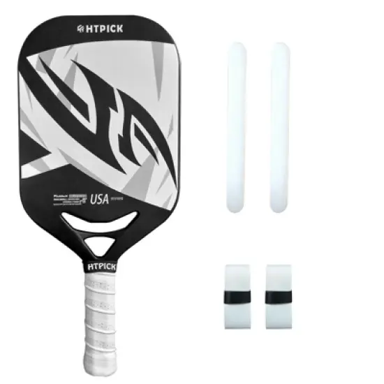 Aukfa carbon fiber pickleball racket &ndash; 14mm polypropylene honeycomb core, UV frosting process, heat press molding, lightweight professional racket image {11}