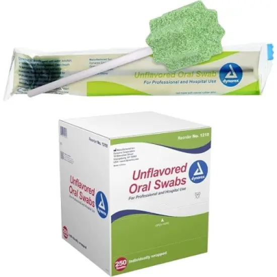 Dynarex 1218 Oral Swabsticks Unflavored (Each) image {6}