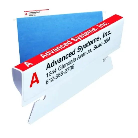 Smead Viewable Labeling System, Label Refill Pack, Hanging Folder Labels, Ink-Jet and Laser Printers (64915) image {4}