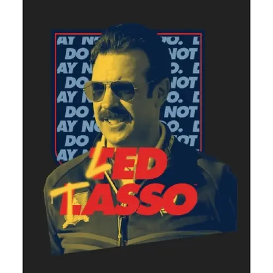 Ted Lasso Do As I Say Ladies Black T-shirt image {1}