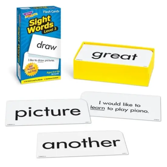 TREND Sight Words � Level 3 Skill Drill Flash Cards image {2}