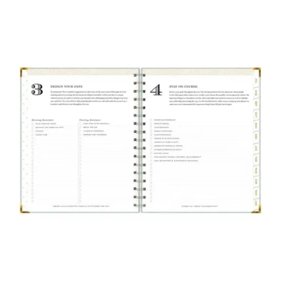 Day Designer 7"x9" 2025-2026 Weekly/Monthly Wirebound Planner Hardcover Hampton Sage Bookcloth image {9}