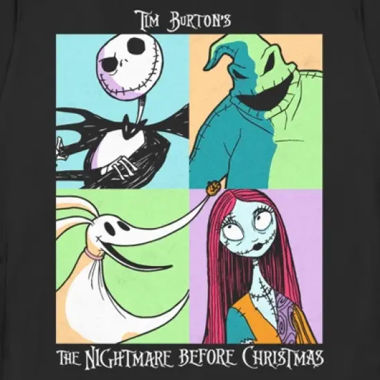 Women's The Nightmare Before Christmas Group Character Portraits T-Shirt image {1}