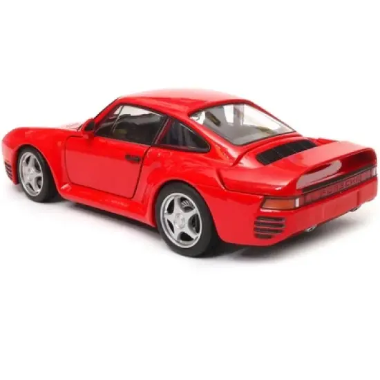 Porsche 959 Red with Silver Wheels "NEX Models" 1/24 Diecast Model Car by Welly image {3}