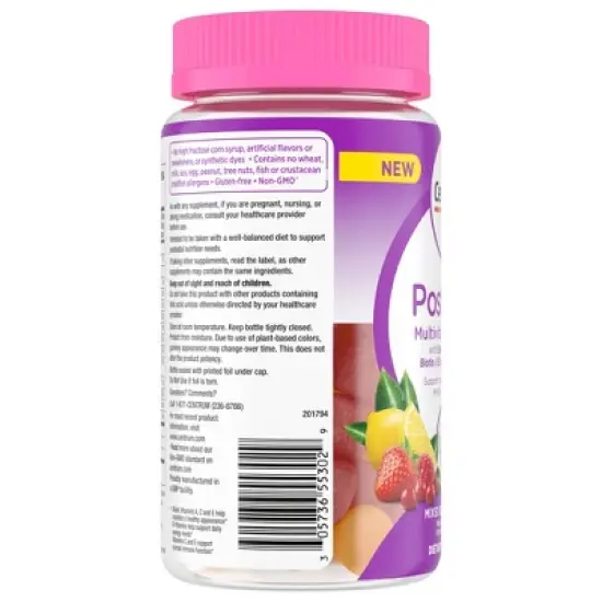 Centrum Biotin and DHA Postnatal Vitamin Gummies - Mixed Berry/Lemon - 60ct image {3}