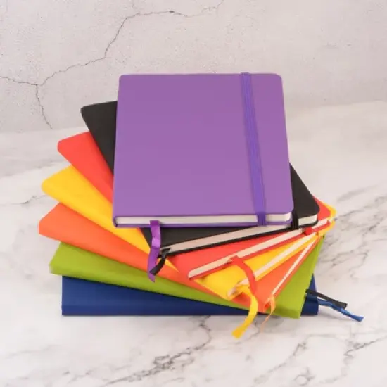 Unique Bargains Hardcover A5 Lined Office Writing Journal Notebook 160 Pages image {5}