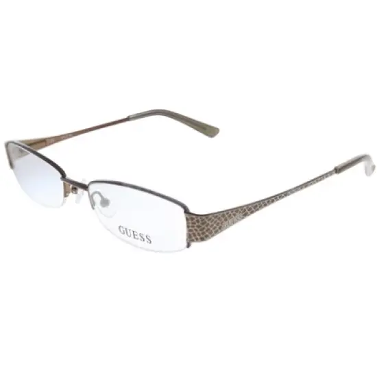Guess GU 2270 BRN Womens Rectangle Eyeglasses Black 51mm image {1}