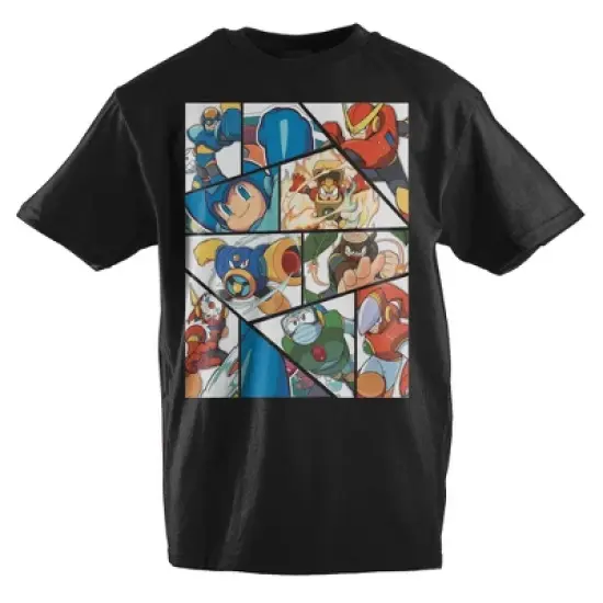 Youth Boys Megaman Shirt Cartoon Apparel Kids Clothing image {2}