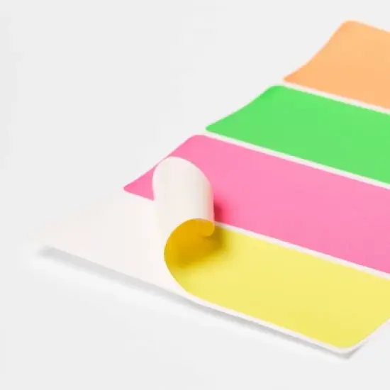 96ct 1"x2.75" Permanent Labels Neon - up&up&trade; image {2}