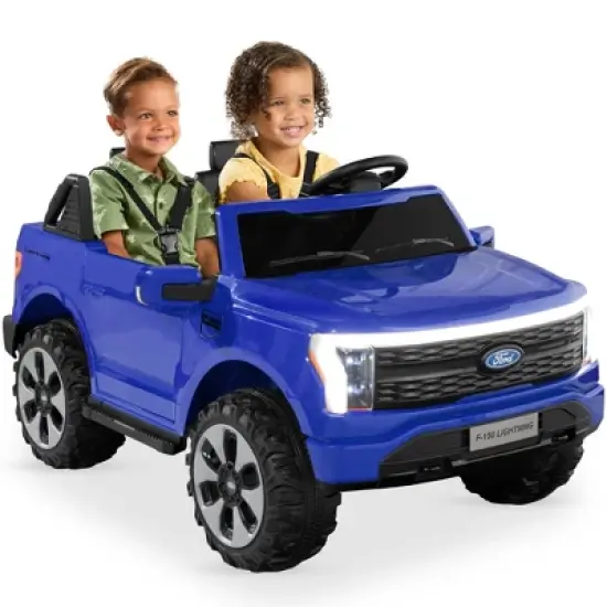 Best Choice Products Kids 24V Ride On Truck Officially Licensed Ford Lightning w/ Remote, LED Lights, 2 Speeds image {10}