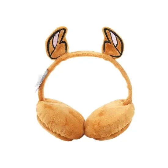 Scooby Doo Dog Tag Brown Ear Muffs With 3D Ears image {1}