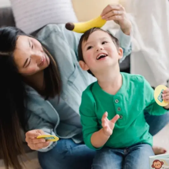 Peaceable kingdom Monkey Around Board Game: Educational Fun with Cards & Figures for 2+ Players, 30+ Minutes of Play image {5}