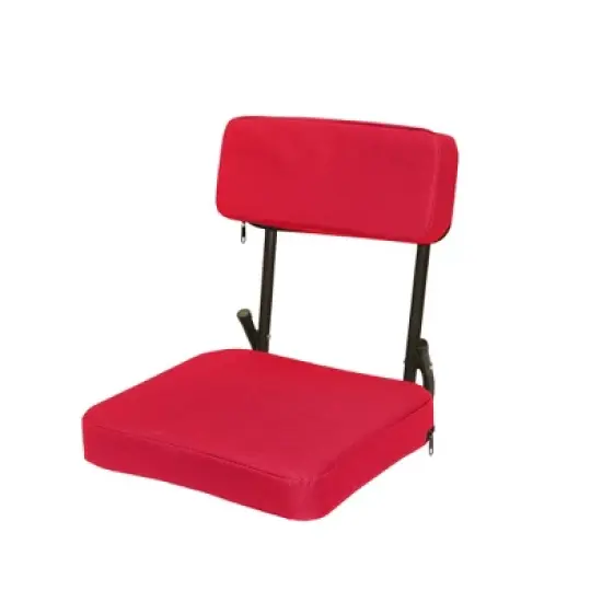 Stansport Steel Frame Foldable Coliseum Seat - Red image {10}