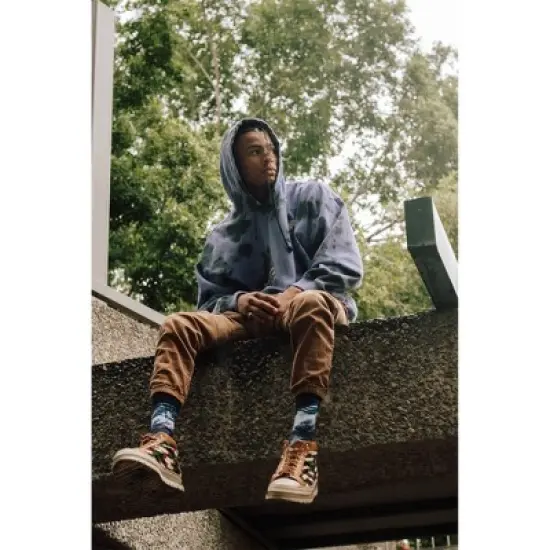 STANCE x WADE Men's Palm Chevron Crew Casual Socks - L image {3}