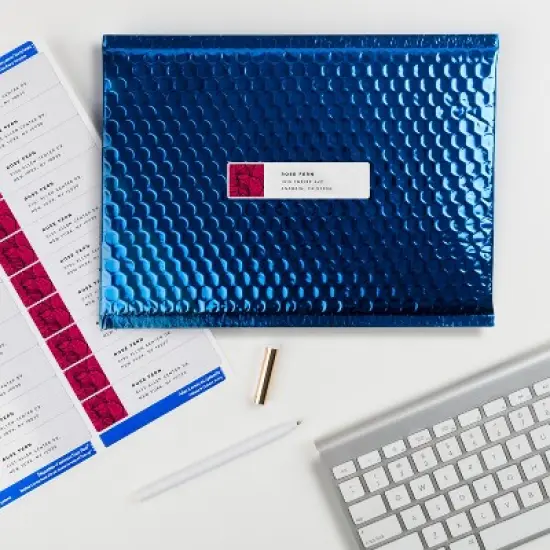 Avery Easy Peel Printable Address Labels with Sure Feed, 1" x 4", White, 2,000 Blank Mailing Labels for Laser Printers (5161) image {5}