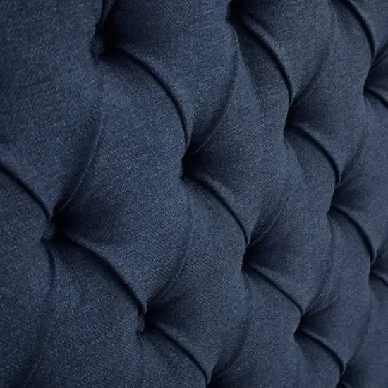 Queen Janice Upholstered Headboard Navy - Madison Park image {6}
