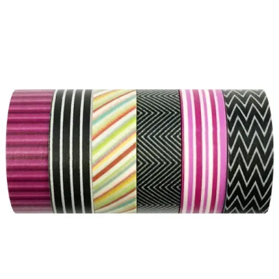 Wrapables Washi Masking Tape Collection, Premium Value Pack image {64}