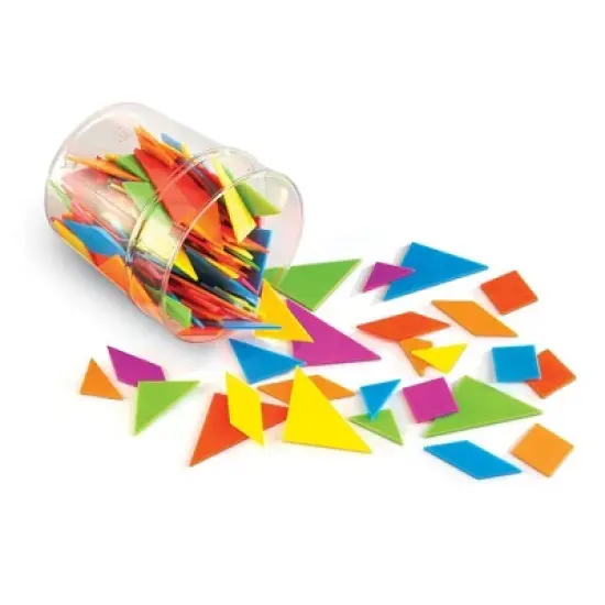 Learning Resources Brights! Tangrams Classpack, Ages 5+ image {2}