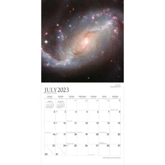 Plato 2023-2024 Wall Calendar 12"x12" NASA Explore the Universe image {2}