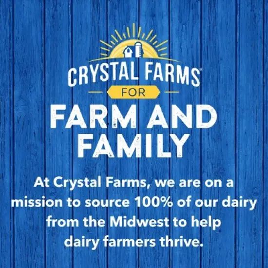Crystal Farms Sharp Cheddar Cheese - 8oz image {3}