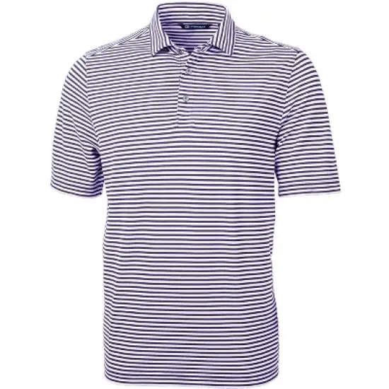 Cutter & Buck Virtue Eco Pique Stripe Recycled Mens Polo Shirt image {9}
