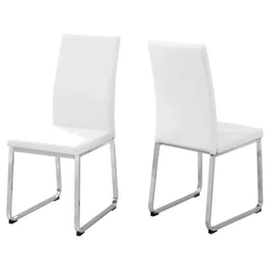 2pc Dining Chair Chrome - EveryRoom image {6}