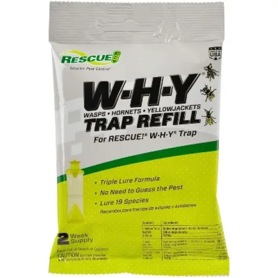 RESCUE! Non-Toxic Wasp, Hornet, Yellowjacket Trap (WHY Trap) Attractant Refill - 2 Week Refill image {5}