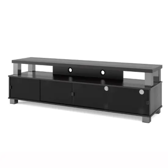 Bromley 2 Tier Ravenwood TV Stand for TVs up to 80" Black - Sonax image {3}
