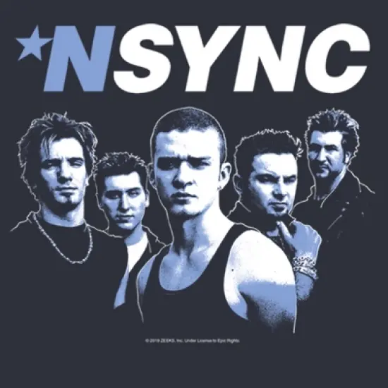Junior's NSYNC Attitude Pose Festival Muscle Tee image {1}