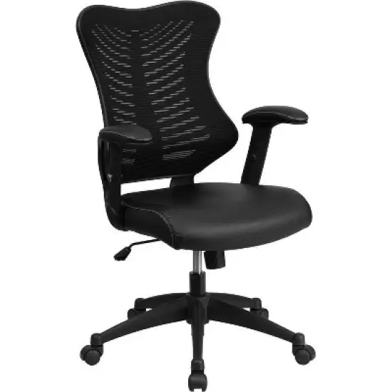 Executive Swivel Office Chair with Mesh Padded Seat - Flash Furniture image {12}