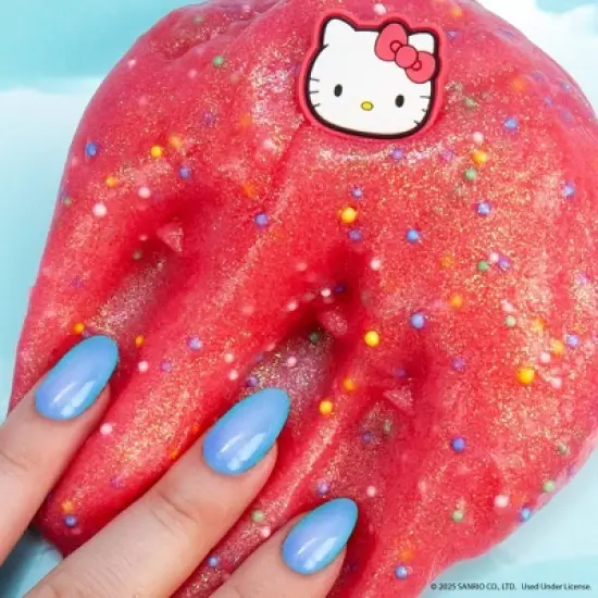Hello Kitty Slimygloop Scented Slime Dome Jar - Red: Sensory Development Toy, 8 oz image {2}