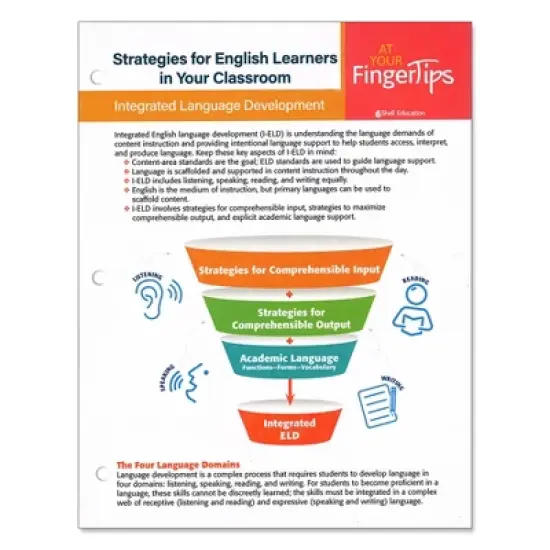 Shell Education Strategies for English Learners in Your Classroom image {1}